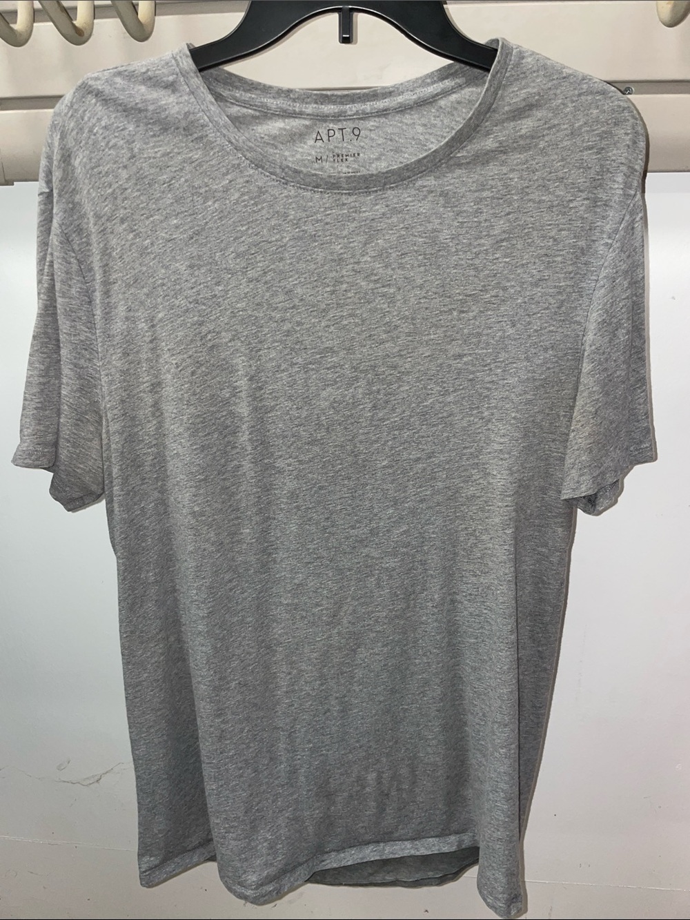 Apt. 9 Men’s Heather Gray Crew Neck Short Sleeve Tee